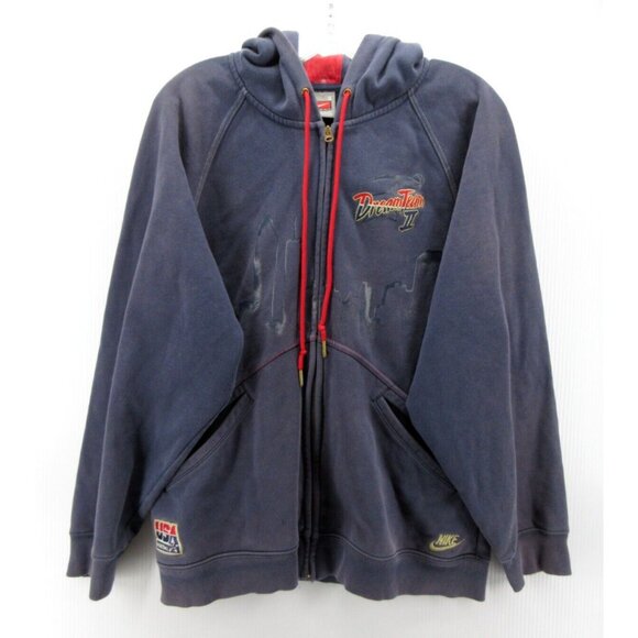 VINTAGE DreamTeam II Jacket Small Nike USA Basketball 1996 Full Zip * - Picture 1 of 16